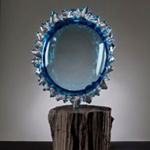 Steel Blue Thorn Sculpture: Andrew Madvin