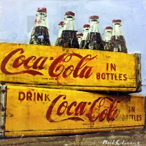 Coca-Cola In Bottles: Plaid Columns
