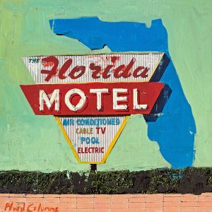 The Florida Motel: Plaid Columns