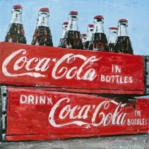 Coca Cola Bottles: Plaid Columns