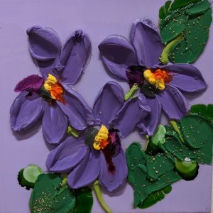 Purple Flowers: Nicoletta Belletti