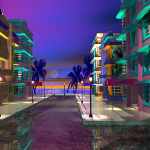 Southbeach Moonrise: Stephen Harlan