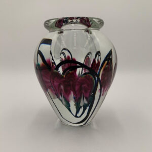 Purple Hearts Vase: Tim Lotton