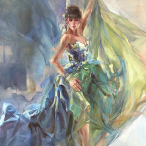 Dancing in Green Hues: Anna Razumovskaya