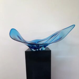 Copper Blue Free Form Rondelle: Tim Lotton