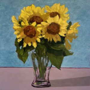 Flowers No. 1: Plaid Columns