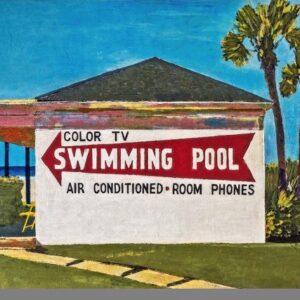 Swimming Pool: Plaid Columns